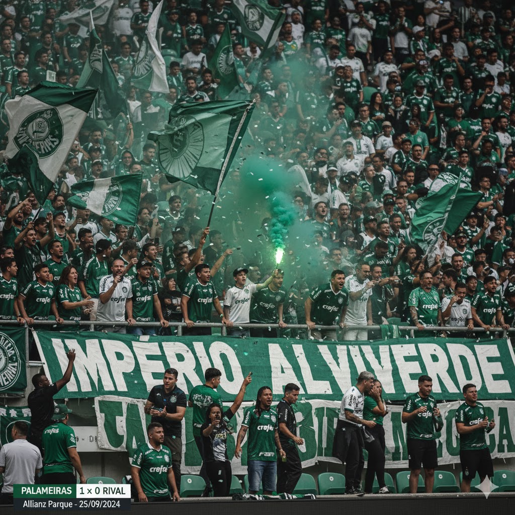 Império Alviverde: A Força da Torcida Organizada do Palmeiras na Era do Allianz Parque em 2024