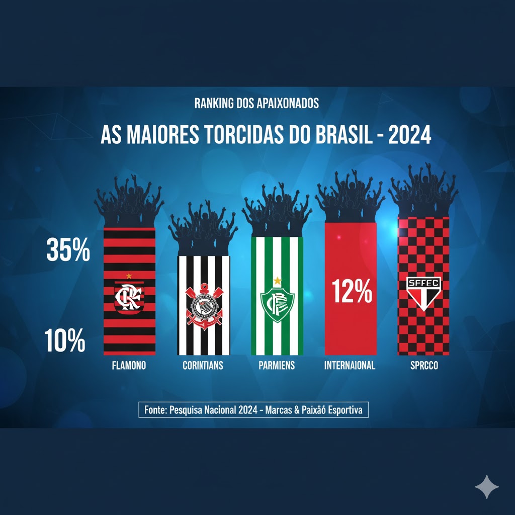Ranking 2024: As 10 Maiores Torcidas do Brasil e Seu Poder Econômico no Futebol Nacional