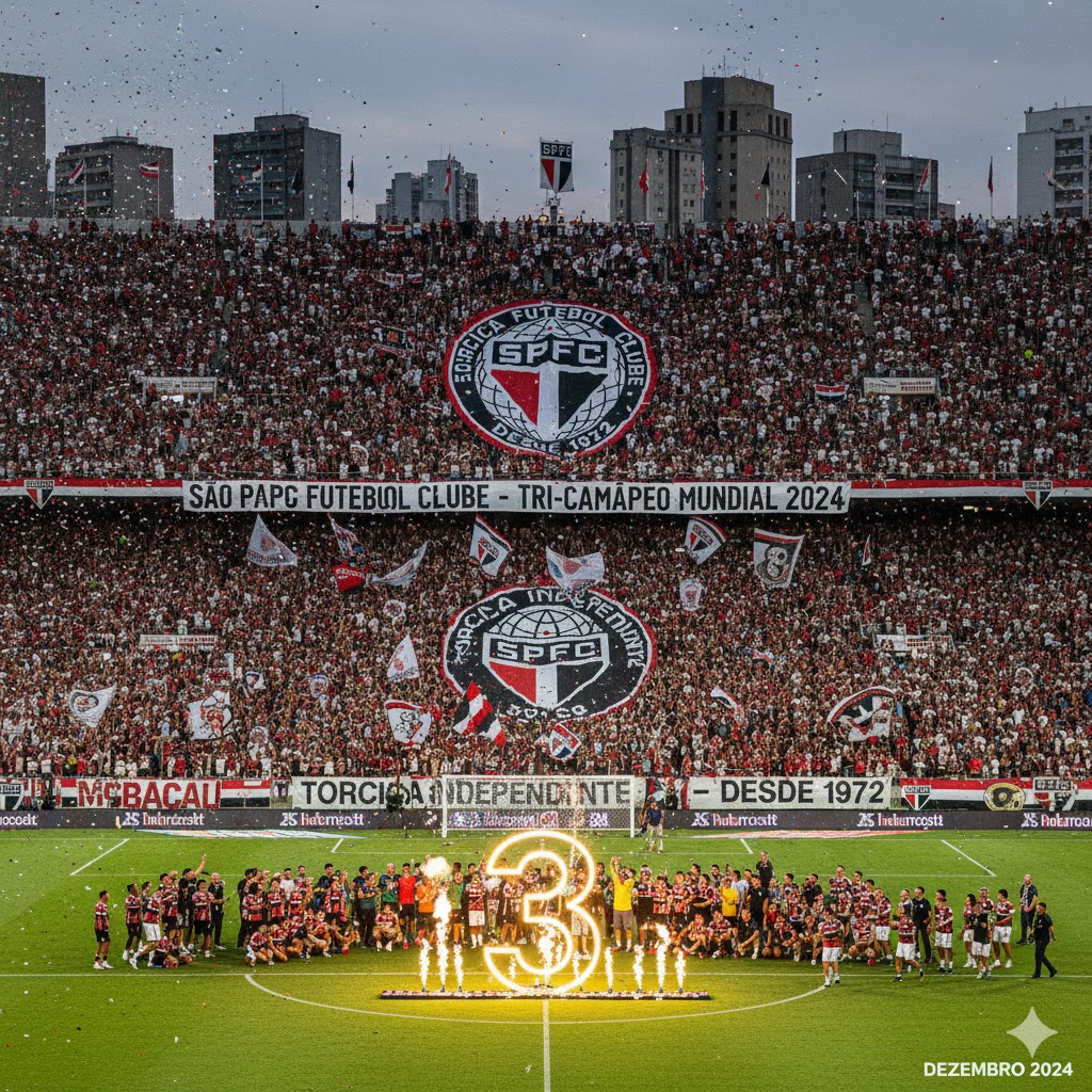 São Paulo e Torcida Independente: A Tradição do Tri-Campeão Mundial em 2024