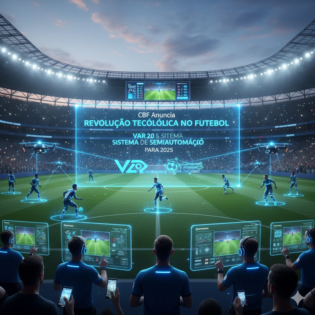 Revolução Tecnológica no Futebol: CBF Anuncia VAR 2.0 e Sistema de Semiação Automática para 2025